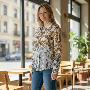 HOST PICK Vintage Escada by Margaretha Ley Silk Top